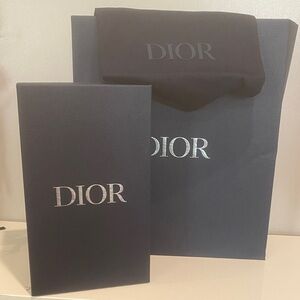 Dior Midnight Blue Set with Silver Logo